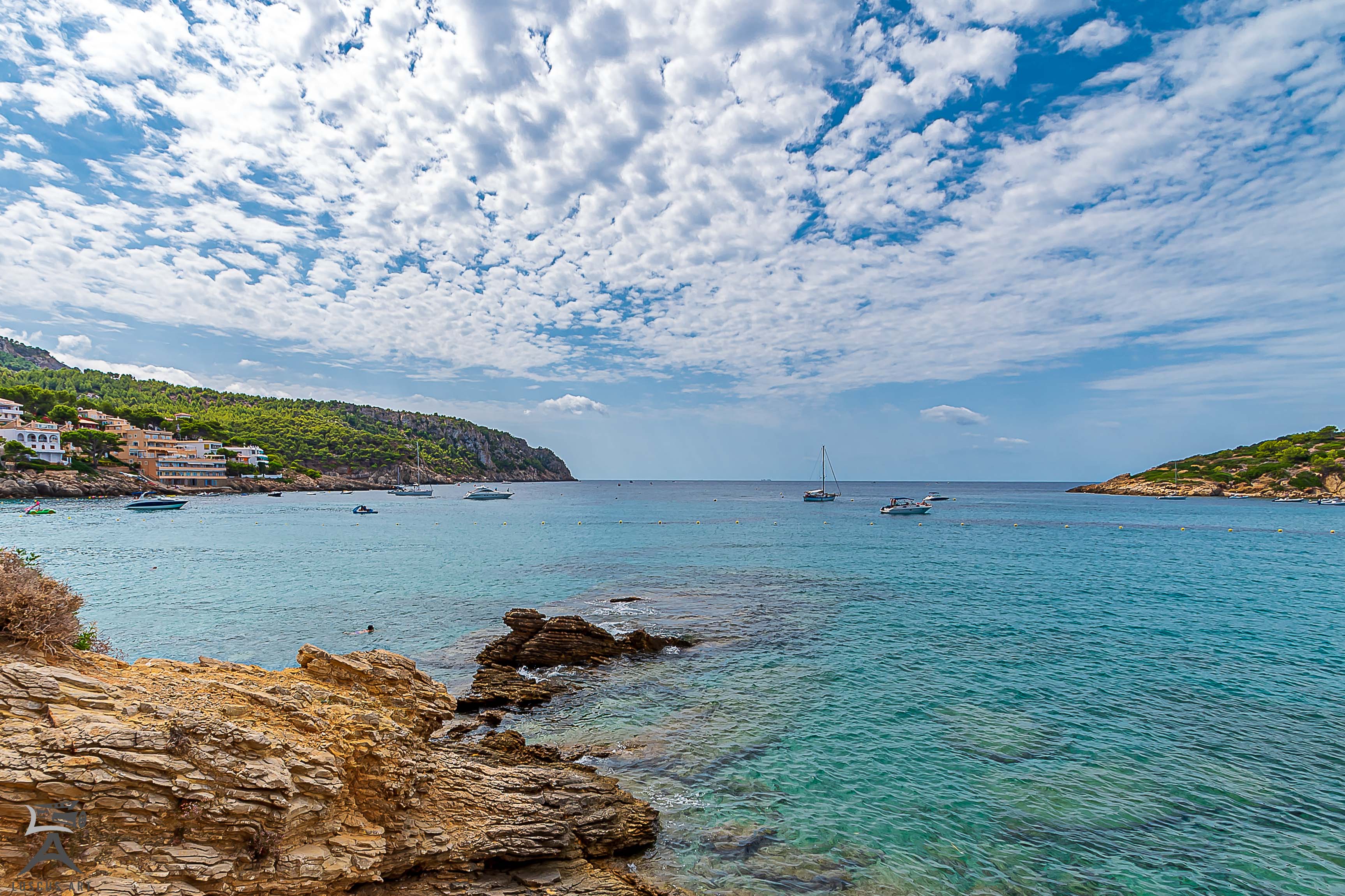 Spanien, Mallorca, Sant Elm, Blick aufs Meer, Landschaft, Fotografie